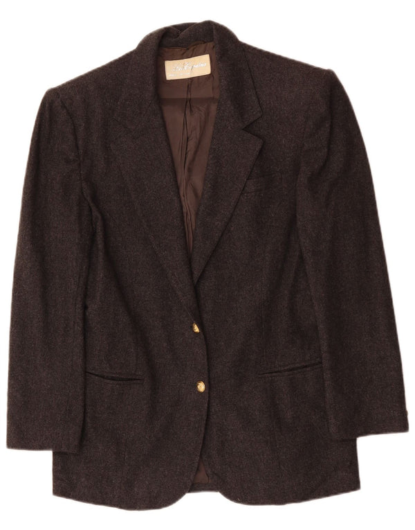 LES COPAINS Ženska jakna s 2 gumba UK 14 srednje siva