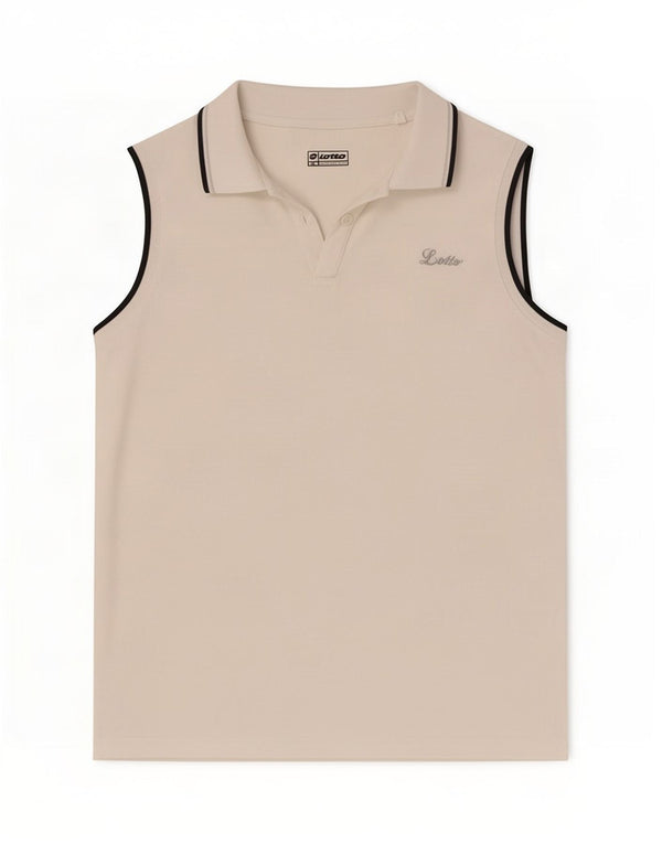 Lotto Womens Sleeveless Polo Shirt UK 18 XL White