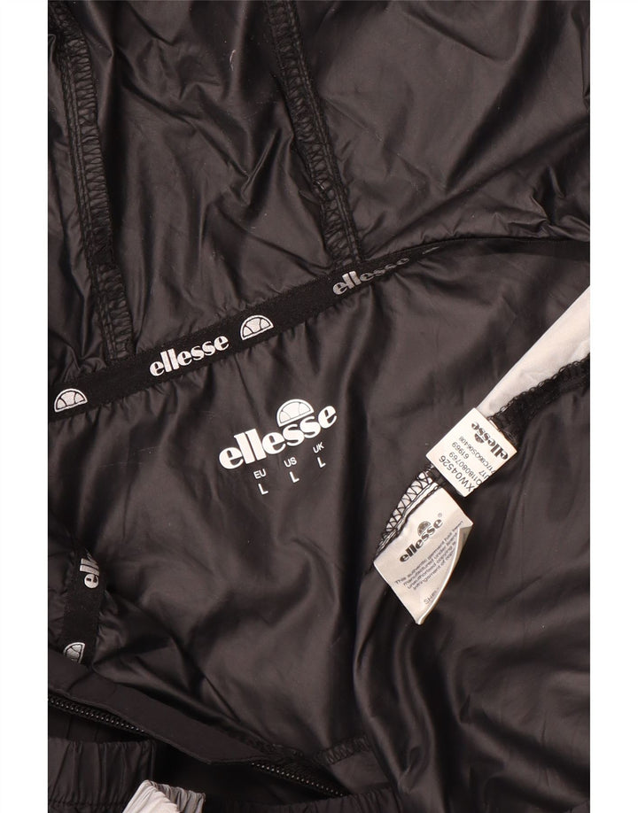 ELLESSE Muška anorak jakna s kapuljačom UK 40 Large Black Colourblock