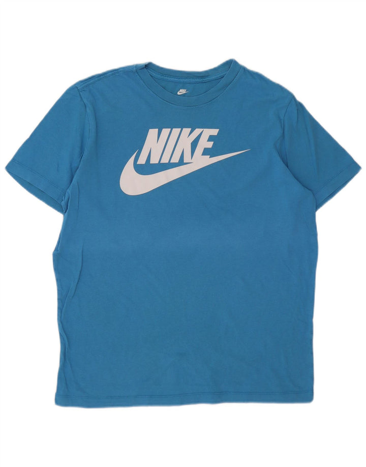 Nike muška majica s grafičkim motivima srednje plava