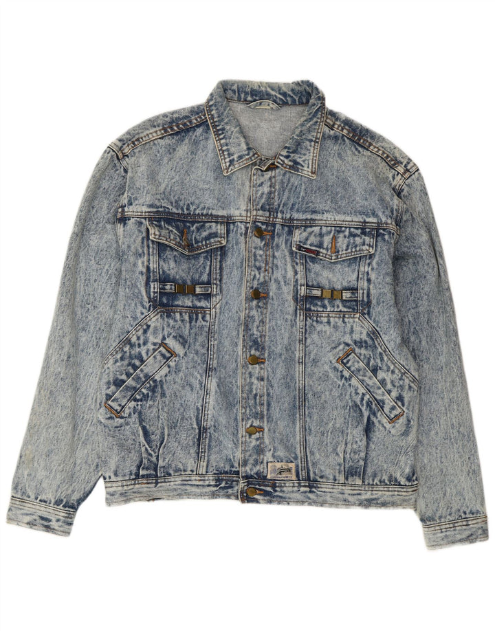 VINTAGE muška traper jakna UK 42 XL plava