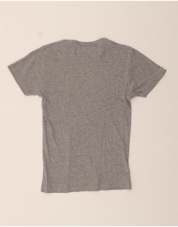 ZARA Mens Slim Fit T-Shirt Top Medium Grey Vintage Zara and Second-Hand Zara from Messina Hembry 