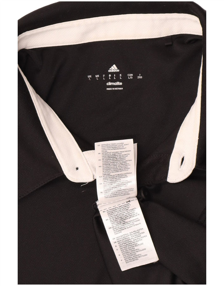 Adidas muška polo majica Climalite velika crna poliesterska