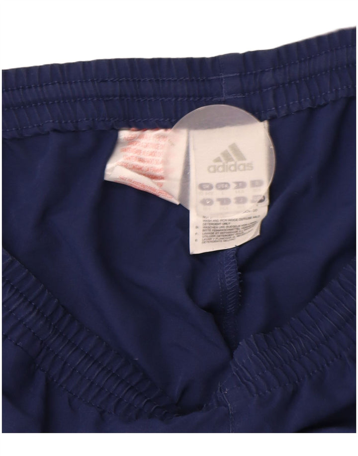 Sportske kratke hlače Adidas za dječake 13-14 godina tamnoplavi poliester