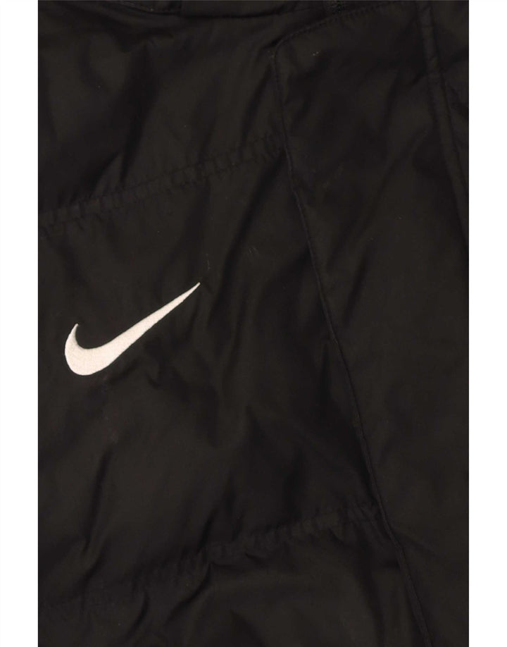 Nike muška podstavljena jakna Storm-Fit s kapuljačom UK 40 velika crna poliester