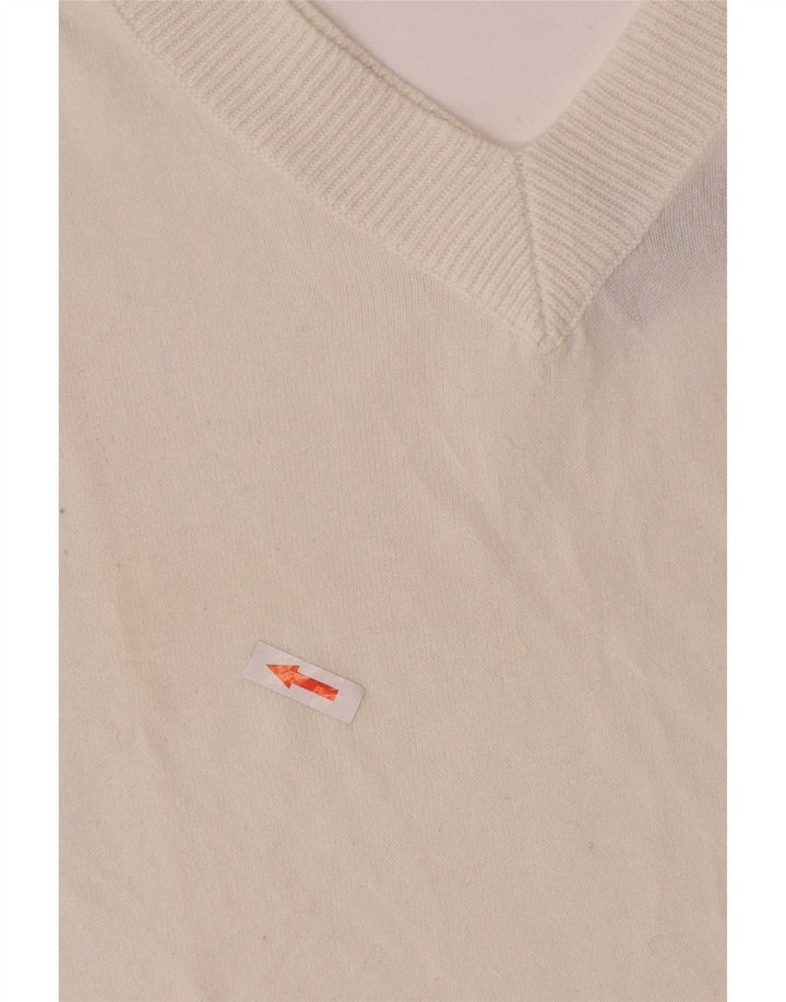 Zara ženski gornji dio bluze UK 14 Large White Cotton
