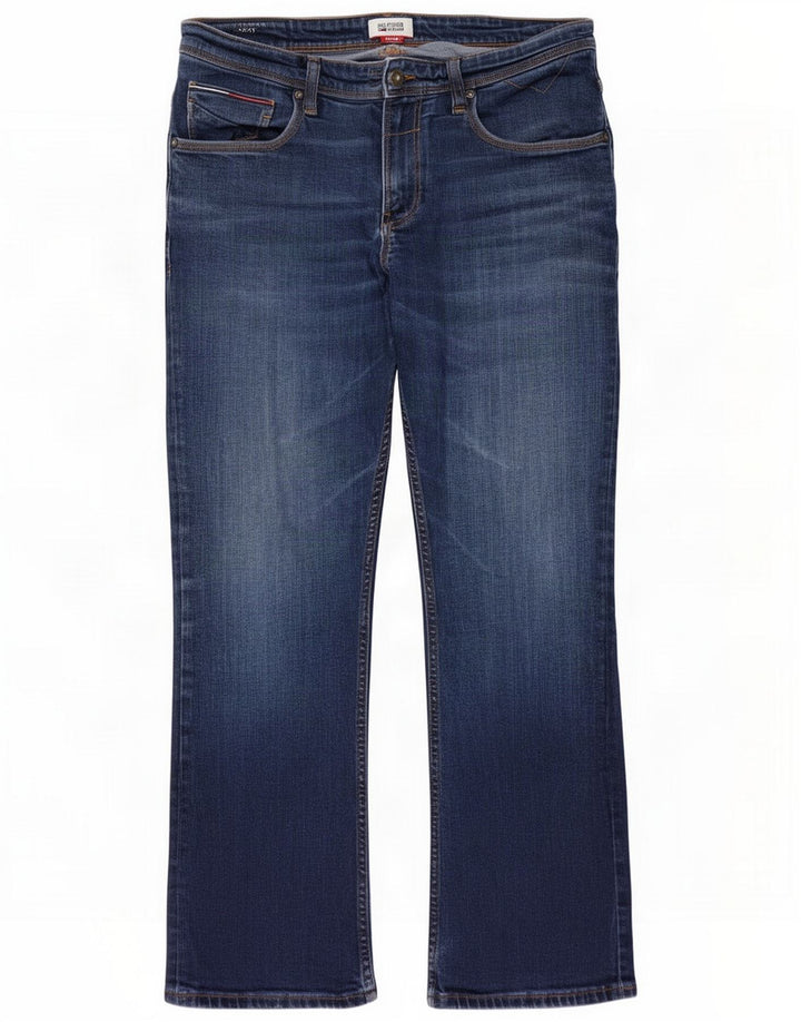 Tommy Hilfiger Mens Bootcut Jeans W34 L30 Blue