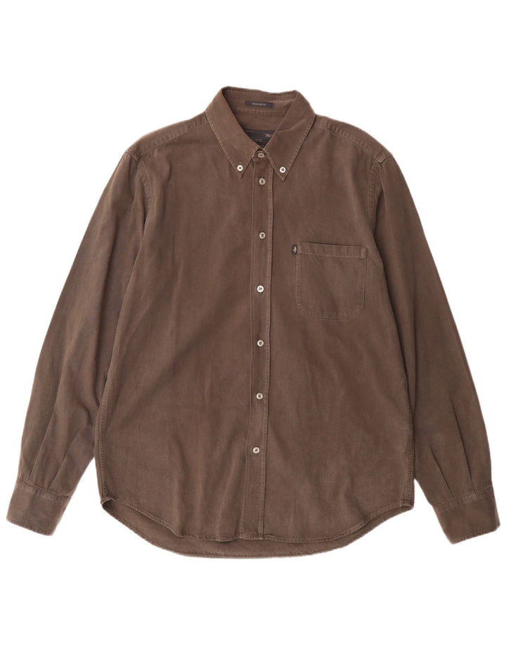 Marlboro klasična muška košulja standardnog kroja XL smeđi pamuk