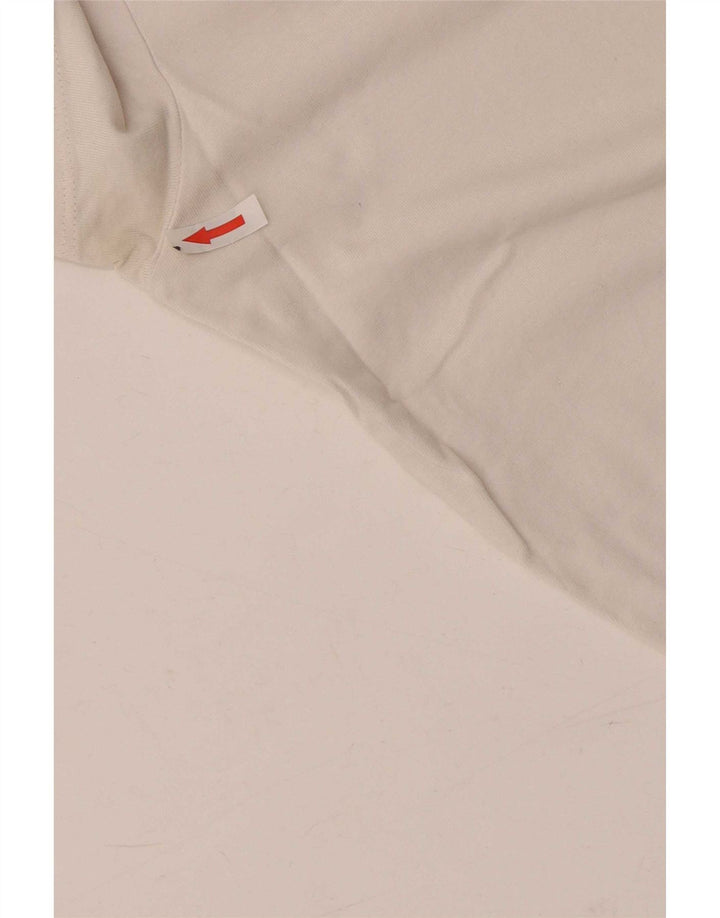 Levi's ženska majica kratkih rukava UK 12 Srednje bijeli pamuk