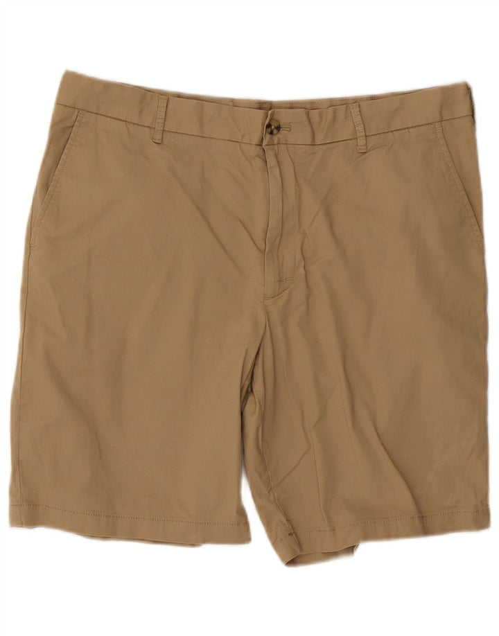 IZOD Muške chino kratke hlače W36 Veliki smeđi pamuk