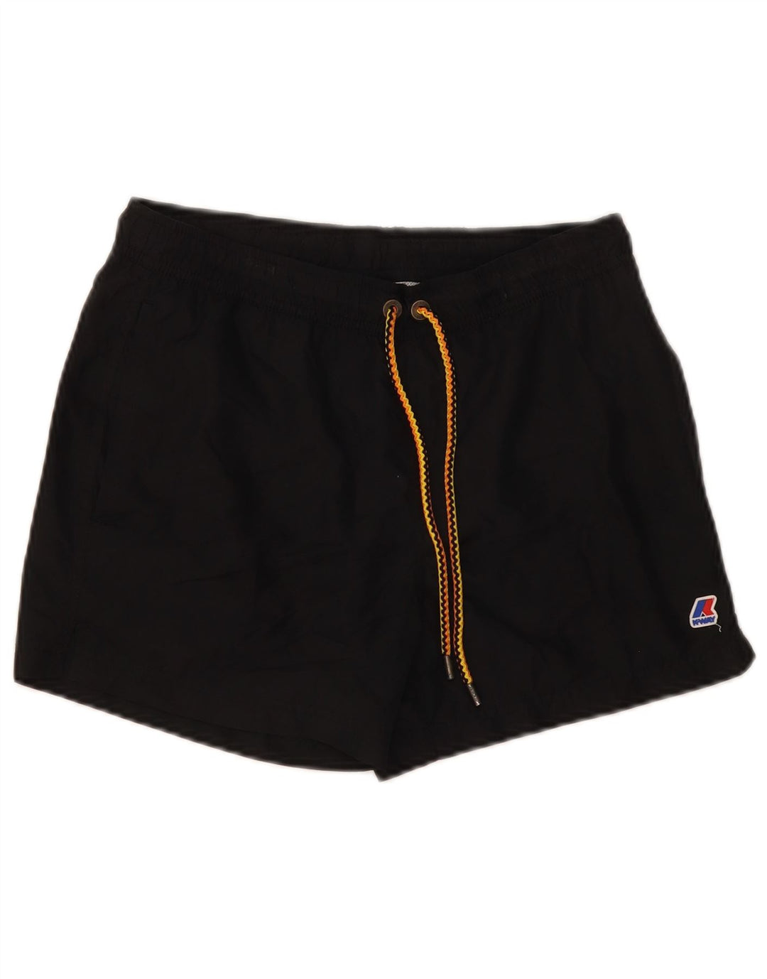 K-WAY Womens Swimming Shorts UK 10 Small  Black Polyester