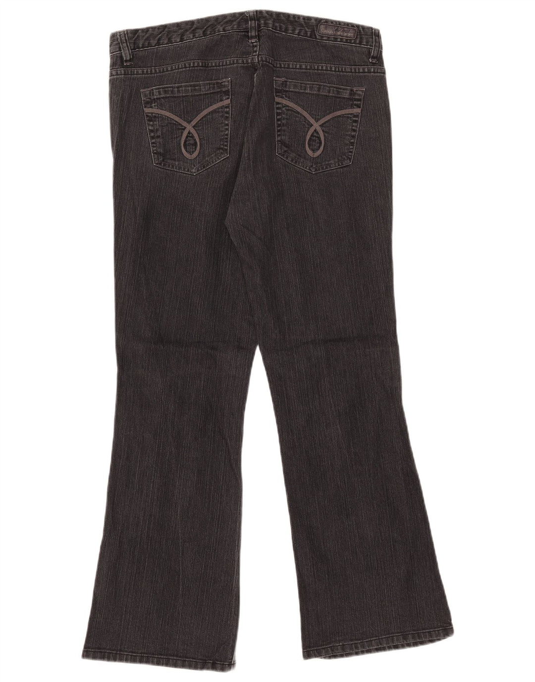 CALVIN KLEIN Ženske Ultimate Bootcut traperice W31 L28 crni pamuk