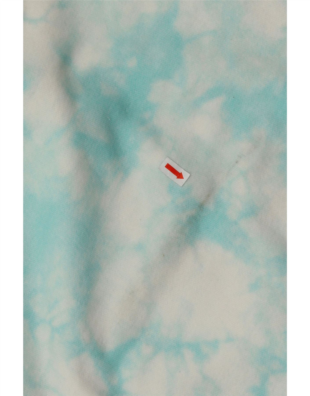 CHAMPION Ženska prevelika majica s kapuljačom UK 10 Small Blue Tie Dye Cotton