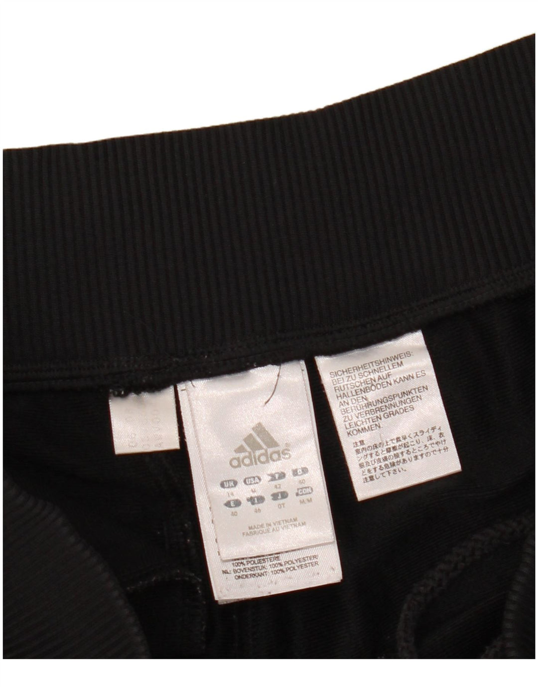 Adidas ženske hlače za trenirku UK 14 veliki crni poliester