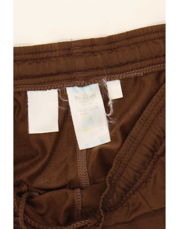Adidas muške trenirke hlače Joggers UK 38/40 srednje smeđe poliester