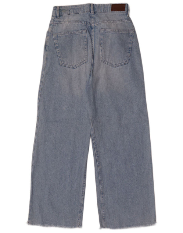 Hollister ženske traperice širokih nogavica visokog struka US 1 XS W25 L25 plava