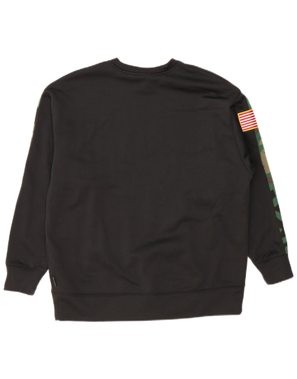 JORDAN Muška trenirka North Carolina Srednje crna kamuflažna majica