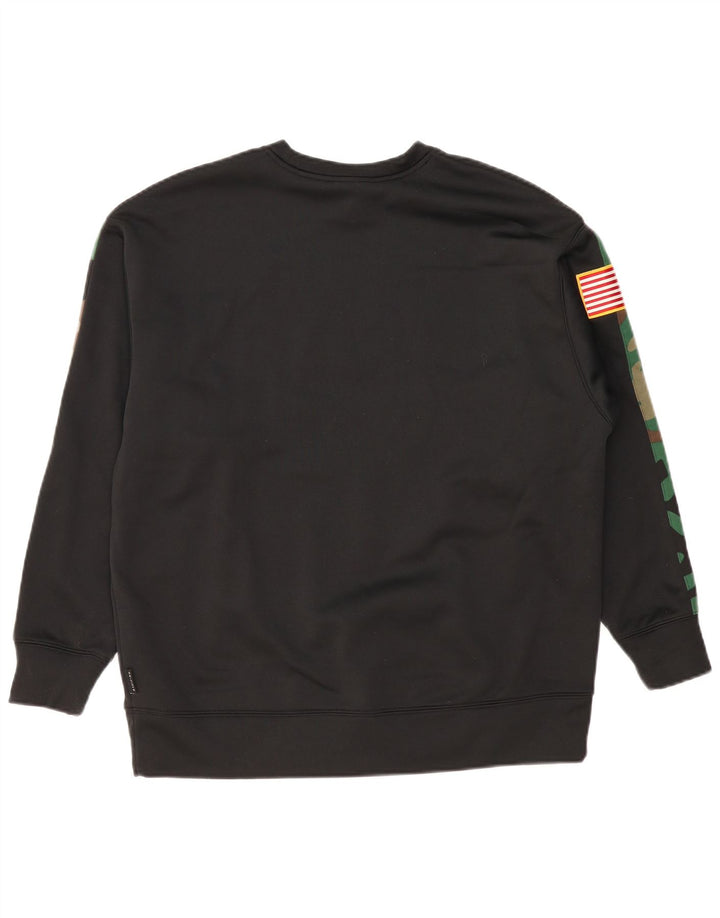 JORDAN Muška trenirka North Carolina Srednje crna kamuflažna majica