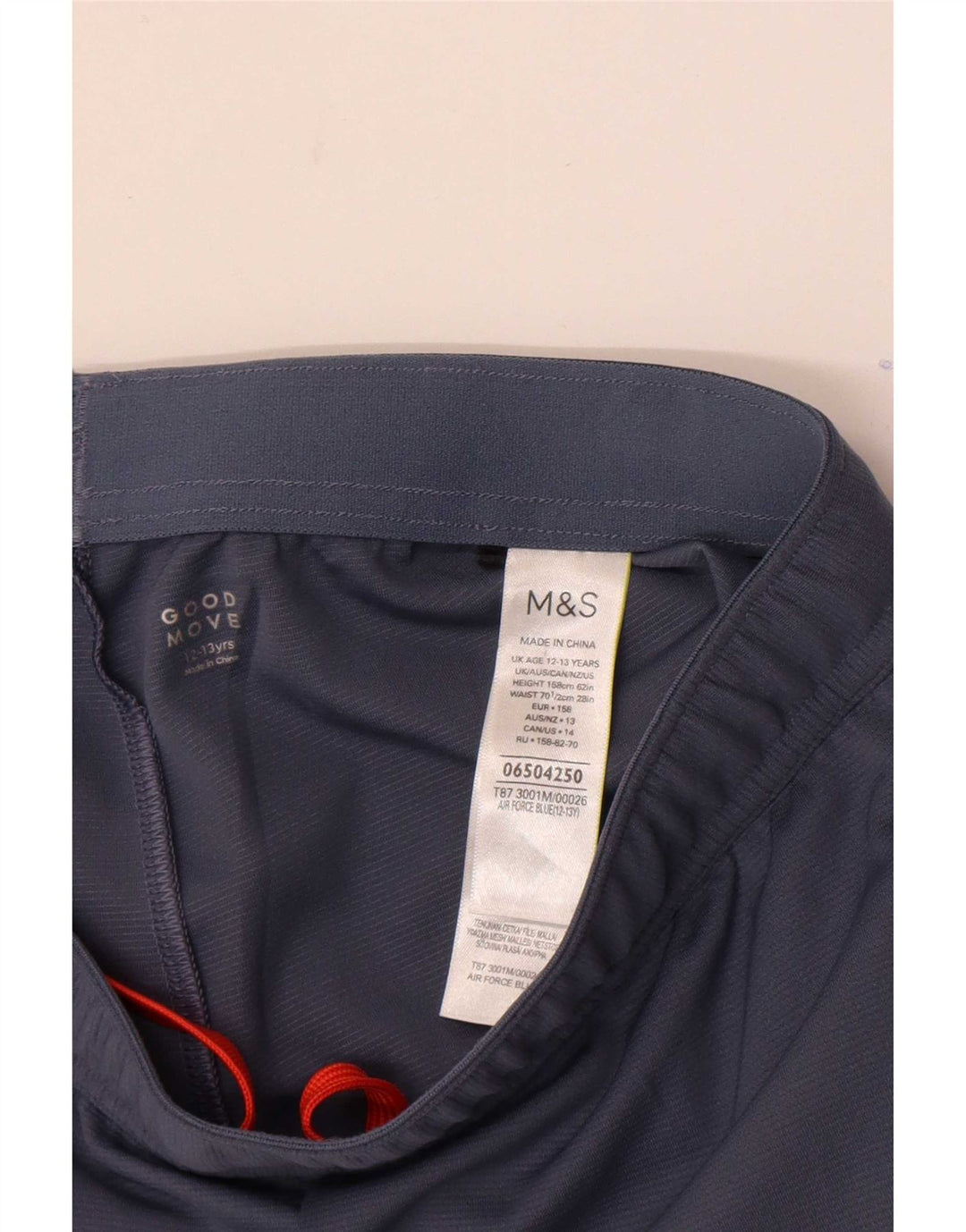 Marks & Spencer Sportske kratke hlače za dječake 12-13 godina tamnoplavi poliester