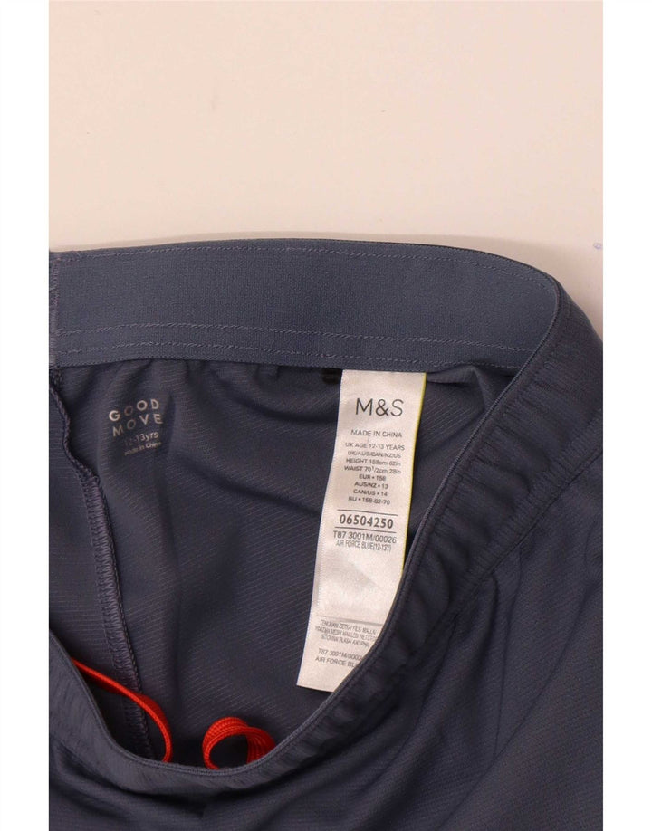 Marks & Spencer Sportske kratke hlače za dječake 12-13 godina tamnoplavi poliester