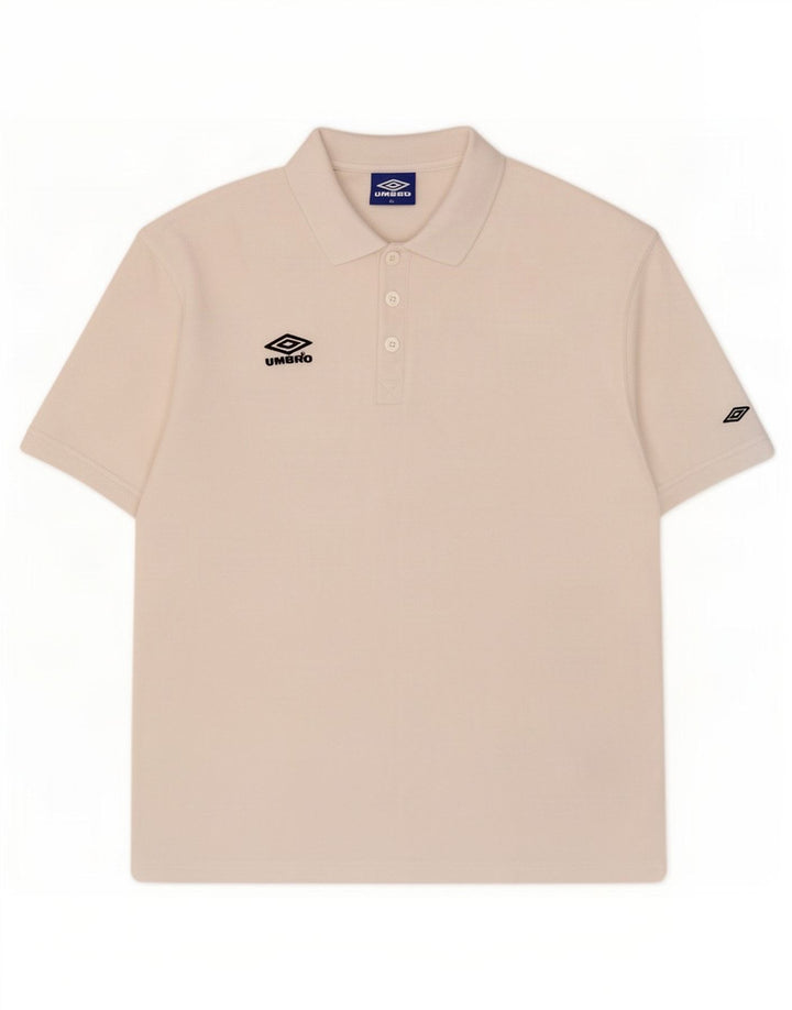 Umbro muška polo majica XL bijeli poliester