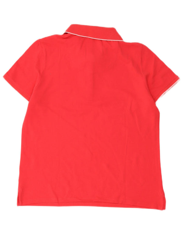 Crew Clothing Ženska polo majica UK 14 Veliki crveni pamuk