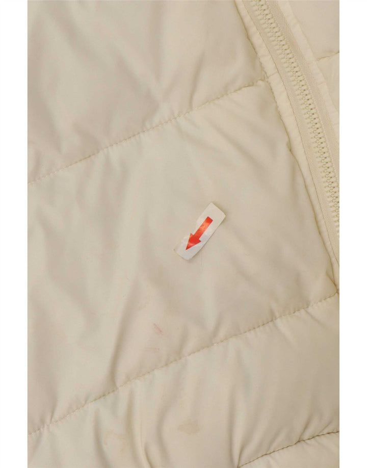 Ellesse ženska prevelika podstavljena jakna s kapuljačom UK 8 Small Off White
