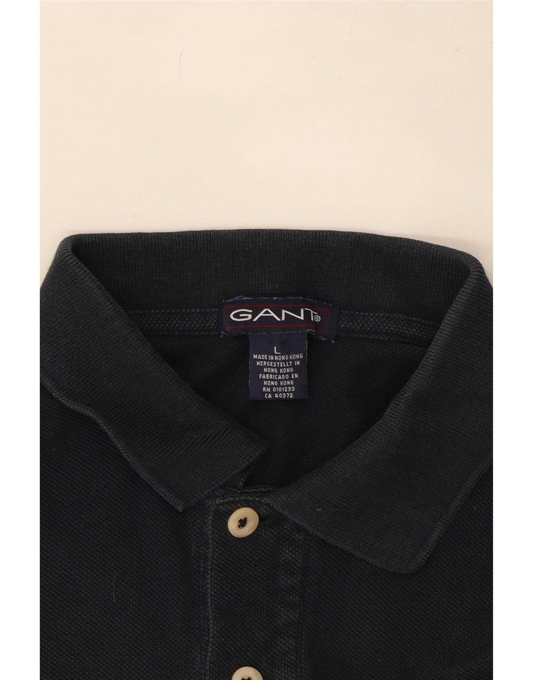 Gant muška polo majica velika crna pamučna