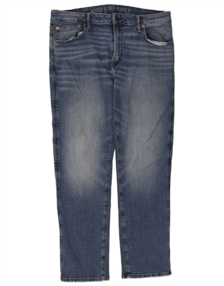 American Eagle Mens Airflex Slim Jeans W36 L30 Plavi pamuk