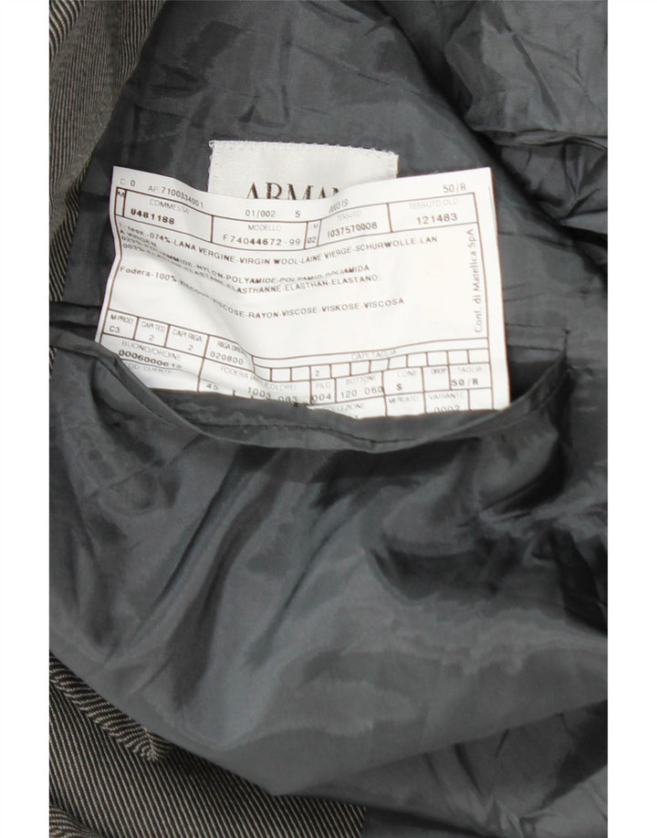 Armani Collezioni muška jakna s 3 gumba IT 50 srednje siva vuna