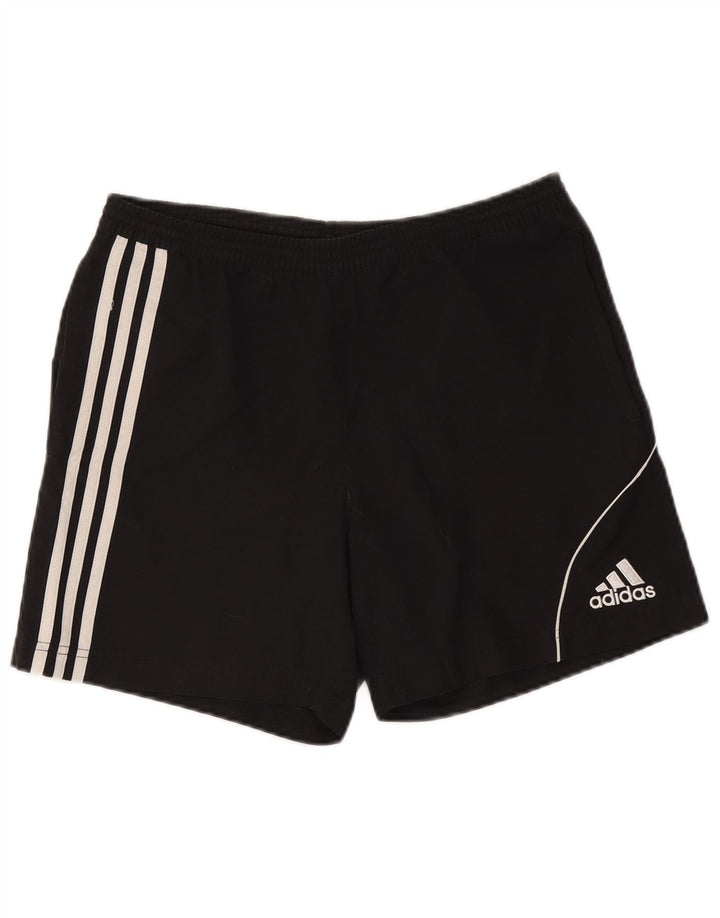 Adidas kratke sportske hlače za dječake 13-14 godina, crni poliester