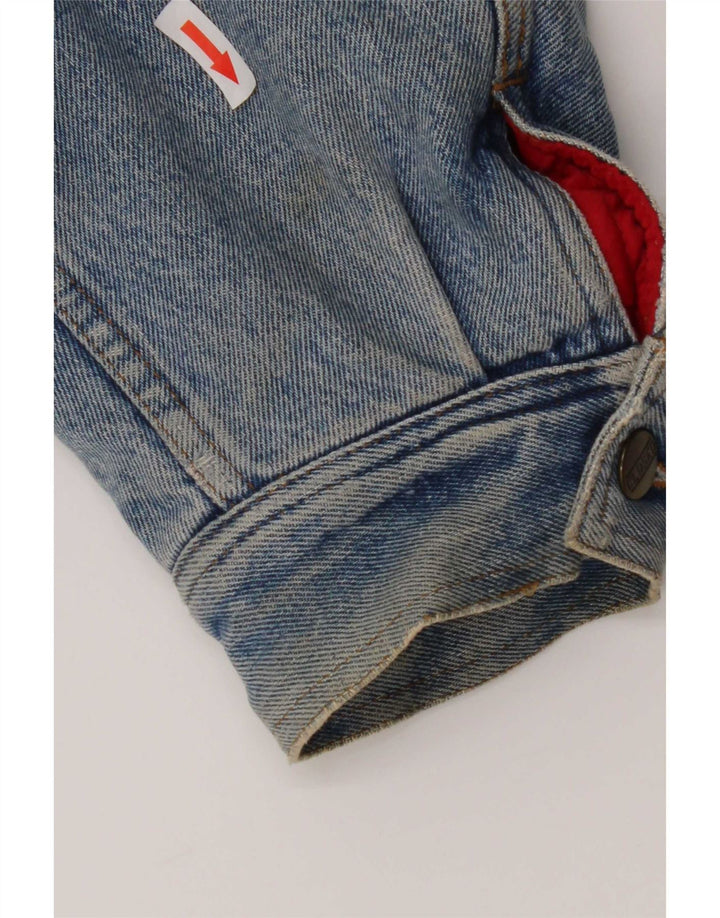 Zatvorena muška traper jakna IT 50 Large Blue Cotton
