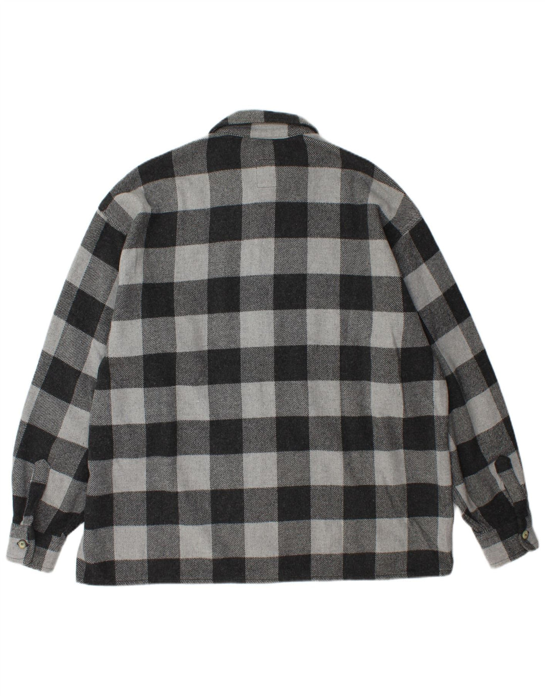 Muška košulja od flanela za drvosječe 2XL siva gingham