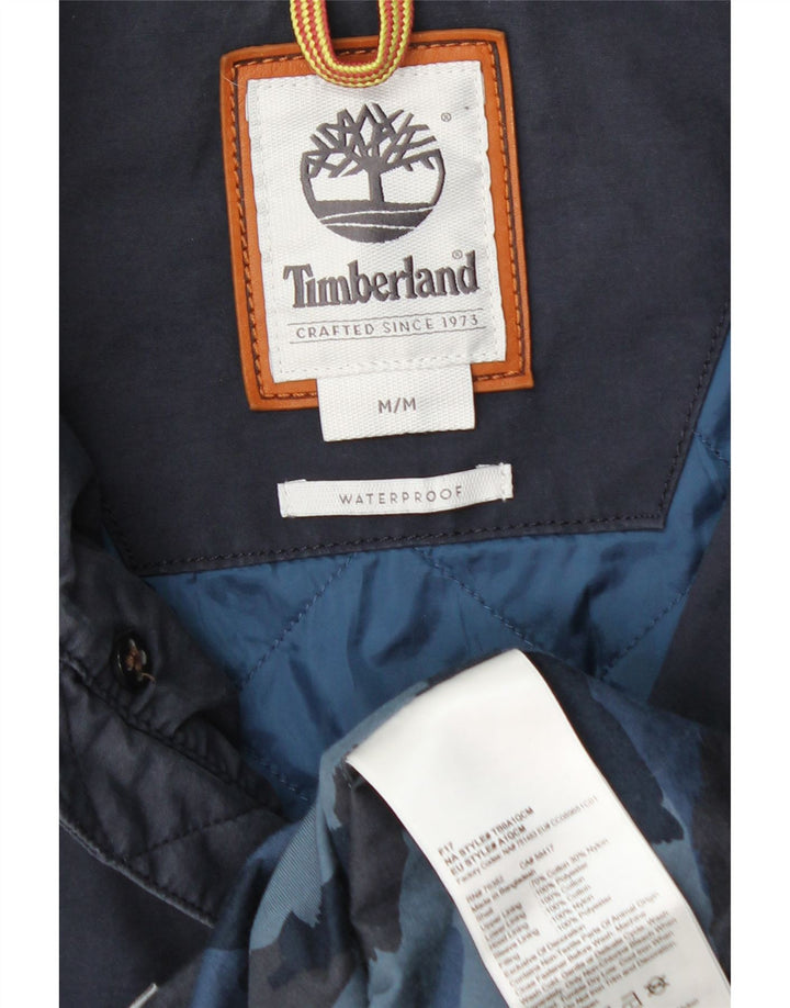 TIMBERLAND Muška vjetrovka Kaput UK 38 Srednje tamnoplavi pamuk