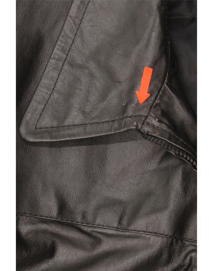 Piccini muška kožna jakna IT 58 2XL crna koža