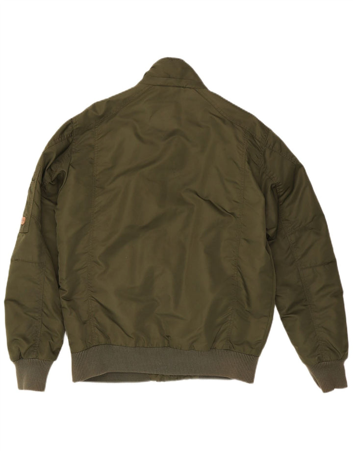 Jack & Jones muška bomber jakna UK 38, srednji kaki najlon