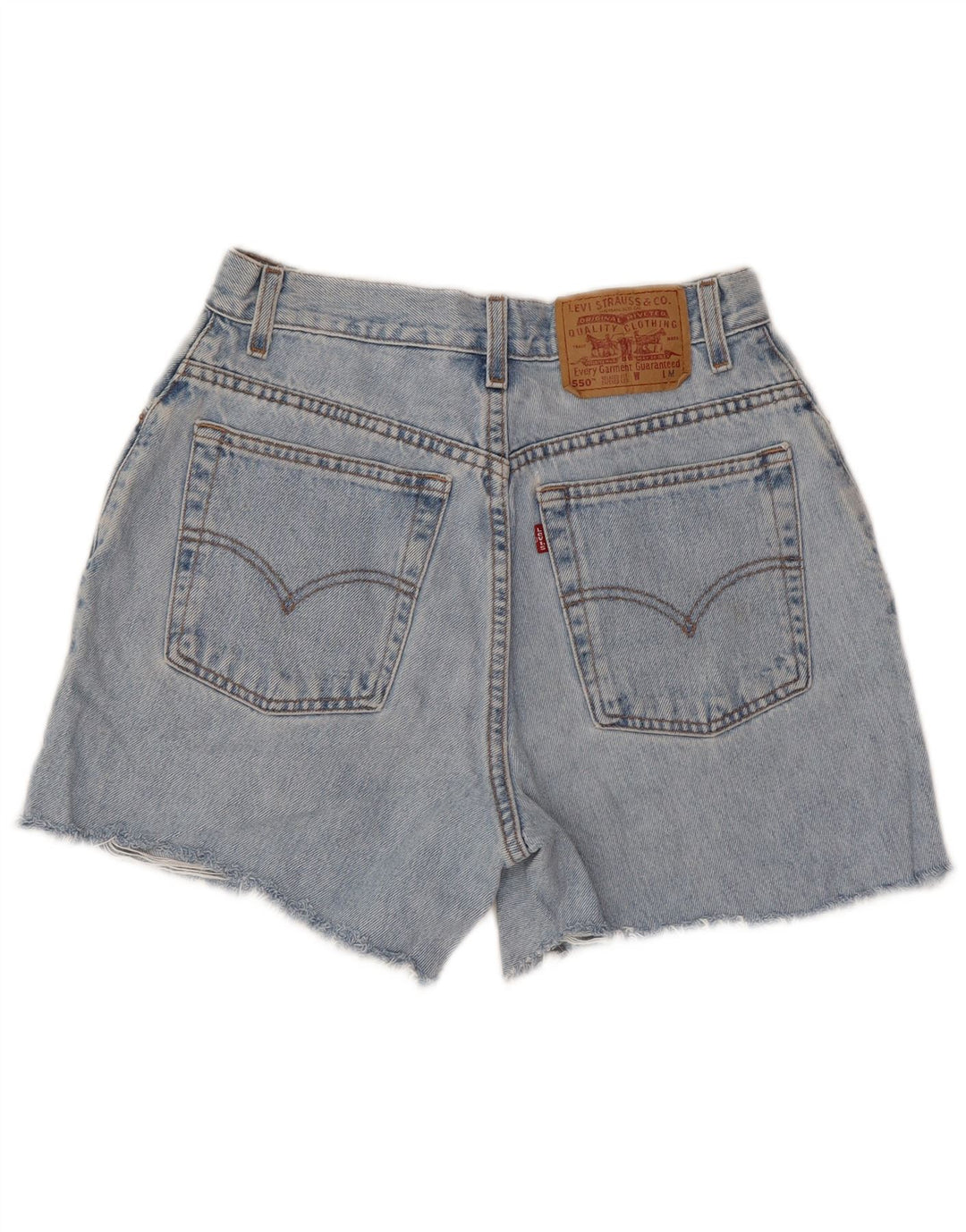 LEVI'S ženske 550 traper kratke hlače opuštenog kroja srednje veličine W28 plave