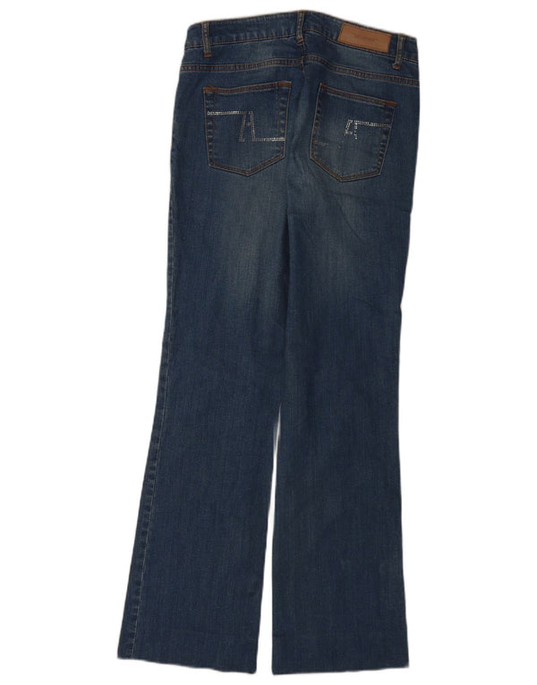 Ženske traperice Zara Bootcut EU 40 srednje W30 L30 plavi pamuk