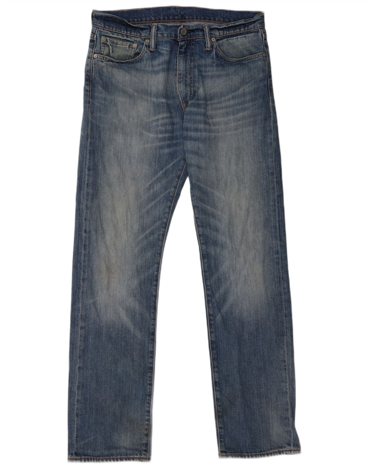 Levi's muške 513 uske ravne traperice W32 L32 plavi pamuk