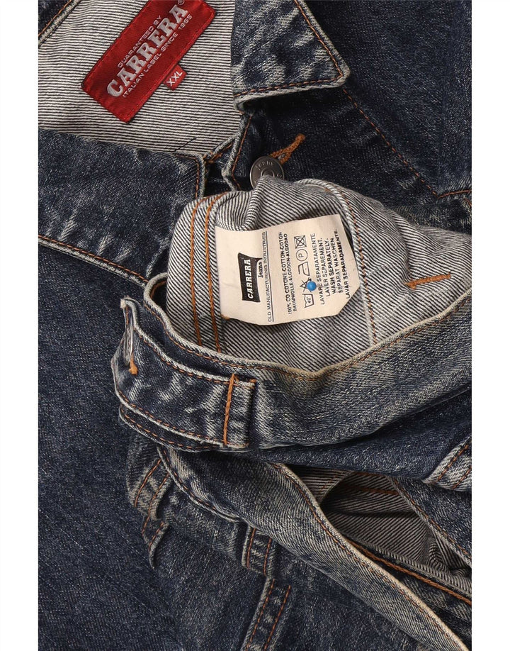 Carrera muška traper jakna UK 44 2XL plavi pamuk