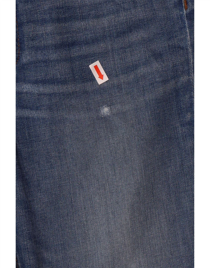 J. CREW Ženske kratke traperice Billie Demi Bootcut W27 L25 Plavi pamuk