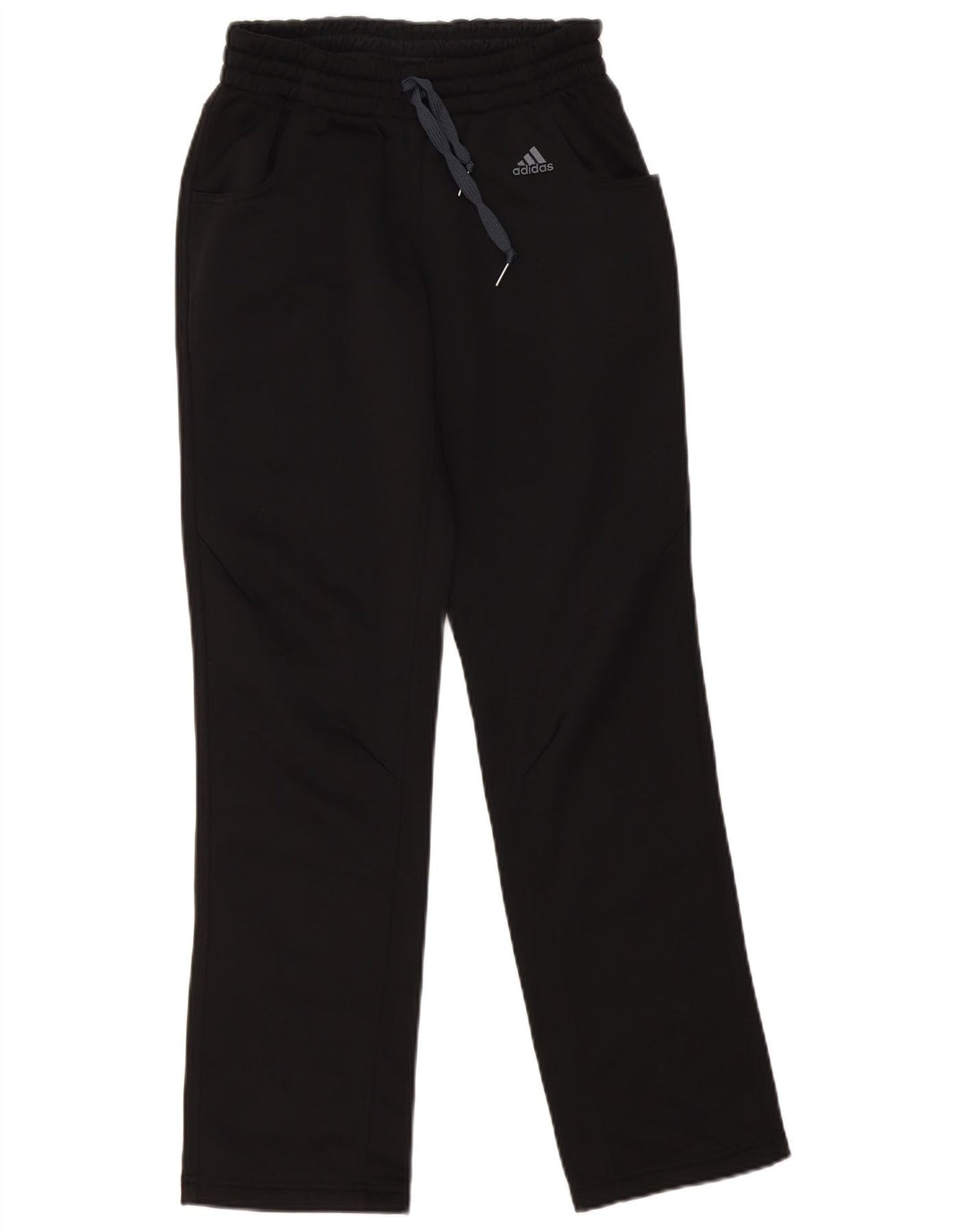 Adidas Ženske Climalite Trenirke Hlače UK 10 Male crne poliesterske