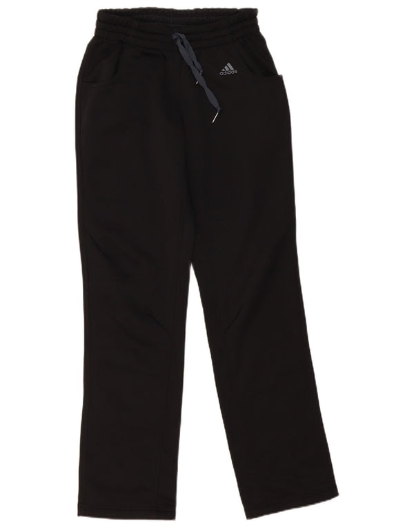 Adidas Ženske Climalite Trenirke Hlače UK 10 Male crne poliesterske