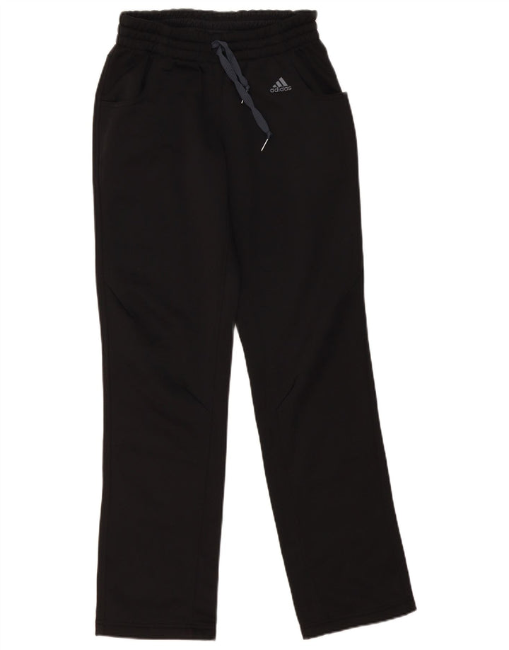 Adidas Ženske Climalite Trenirke Hlače UK 10 Male crne poliesterske