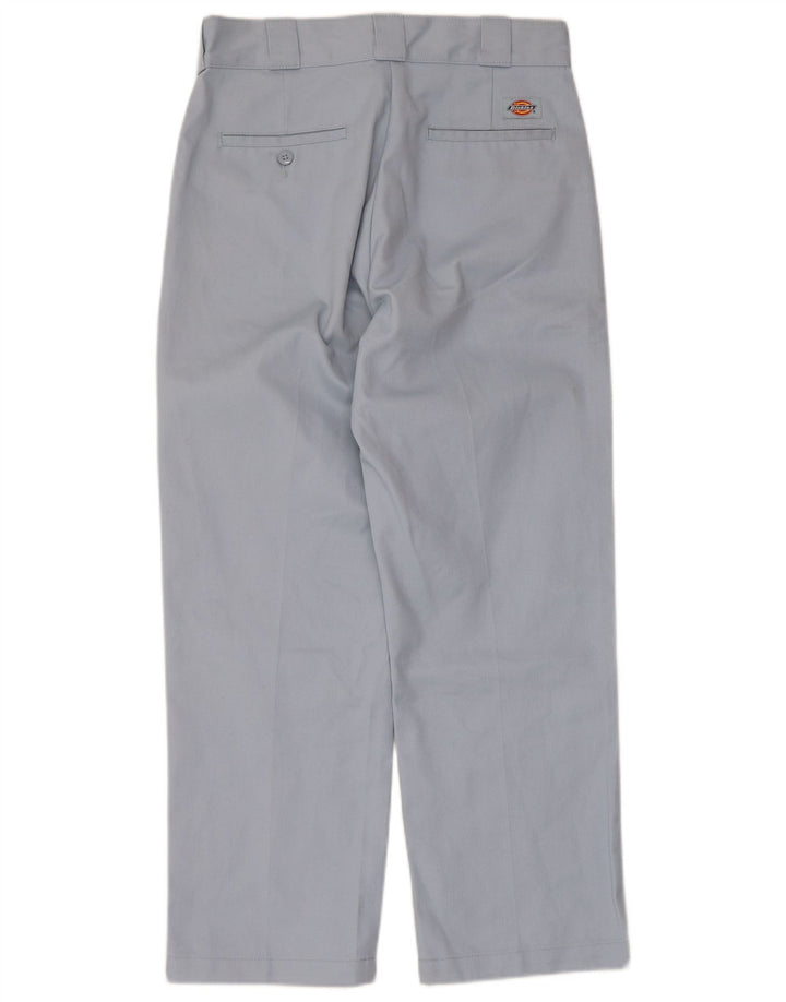 Dickies muške ravne chino hlače W28 L26 plavi poliester