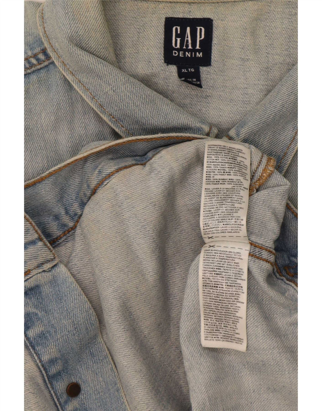 Gap muška traper jakna UK 42 XL plavi pamuk