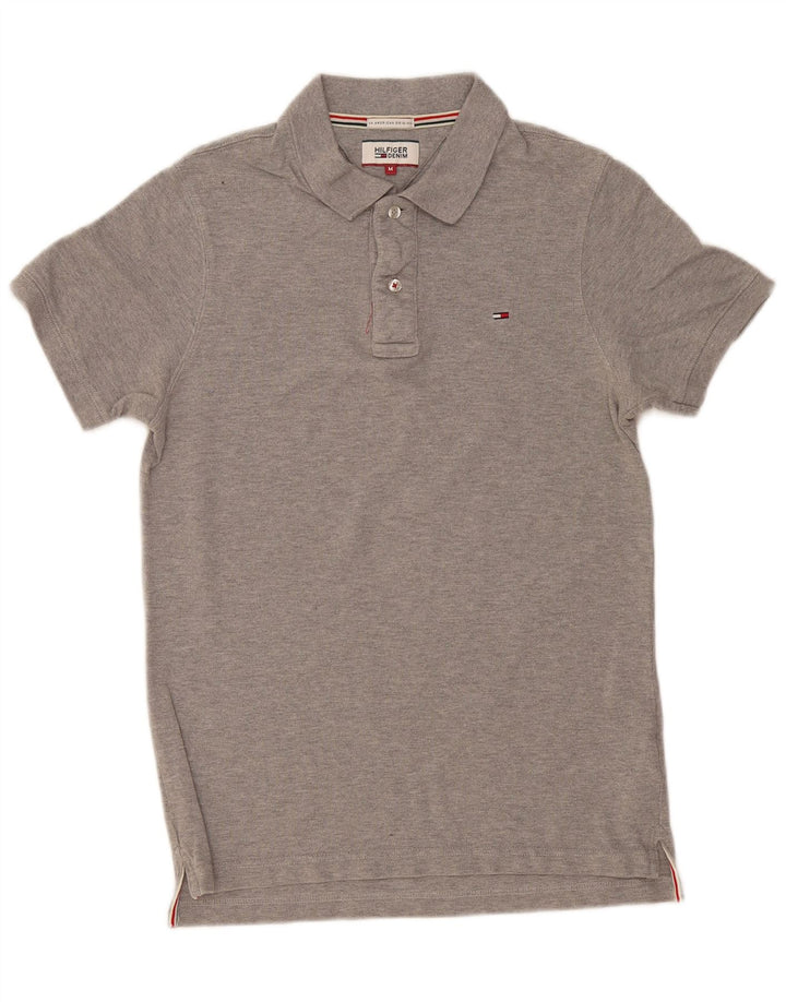 Tommy Hilfiger muška polo majica srednje sivi pamuk