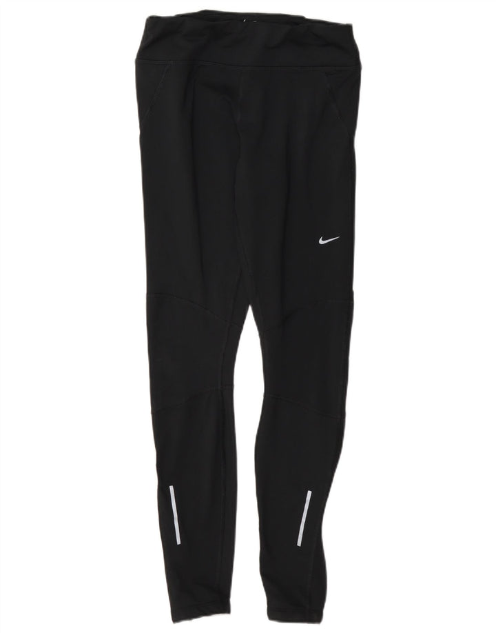 Nike Ženske Dri Fit Leggings UK 8 Male crne poliesterske
