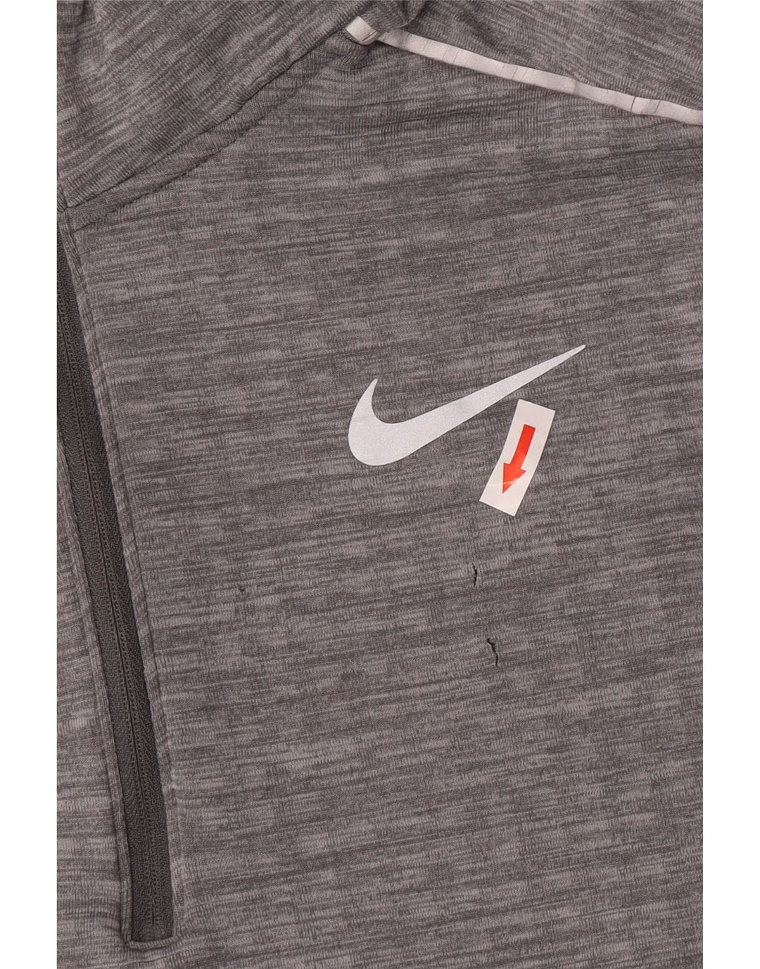 Nike muška pulover trenirka s patentnim izrezom, veliki sivi poliester