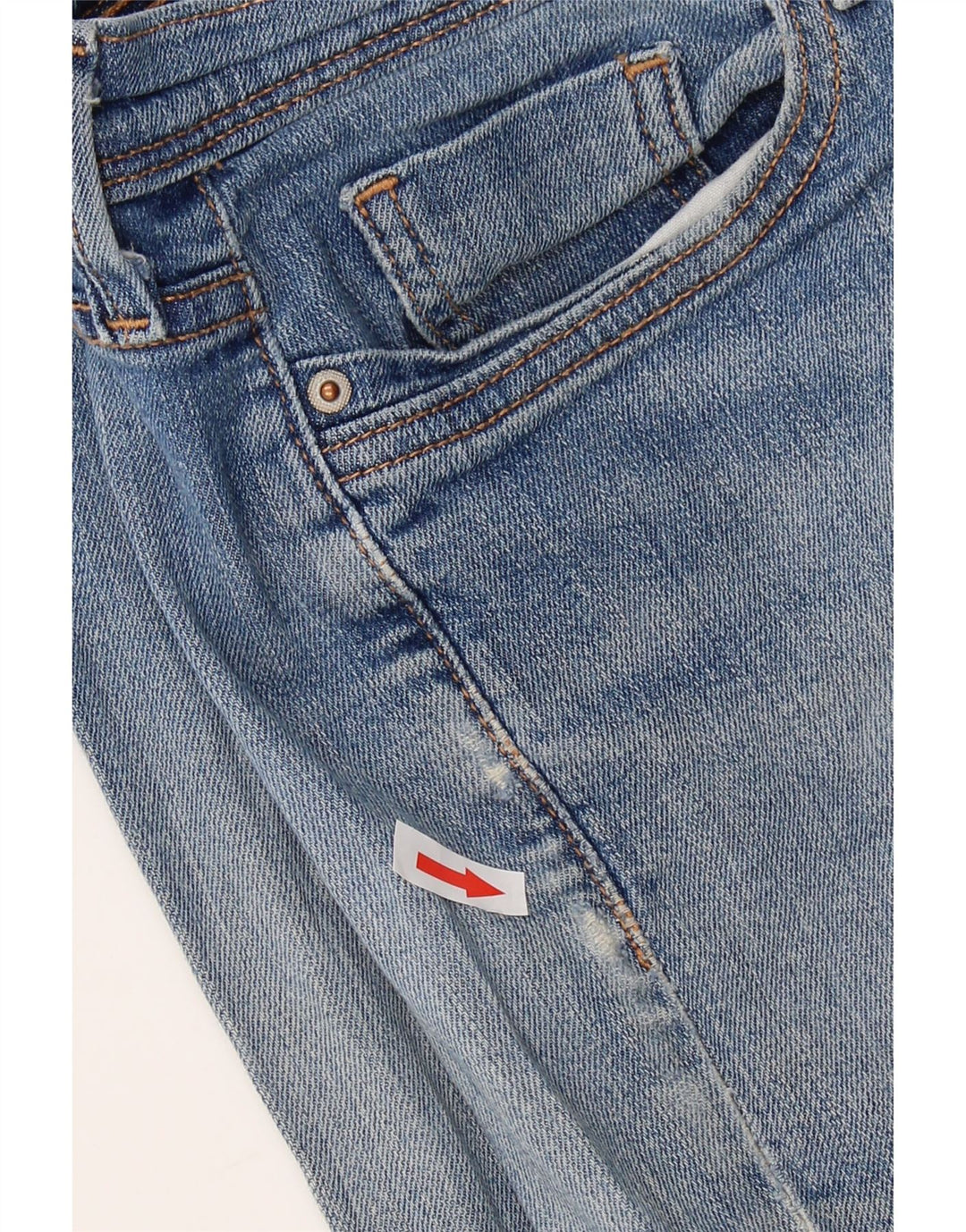 LEVI'S Ženske traper kratke hlače srednjeg rasta US 10 srednje W30 plavi pamuk